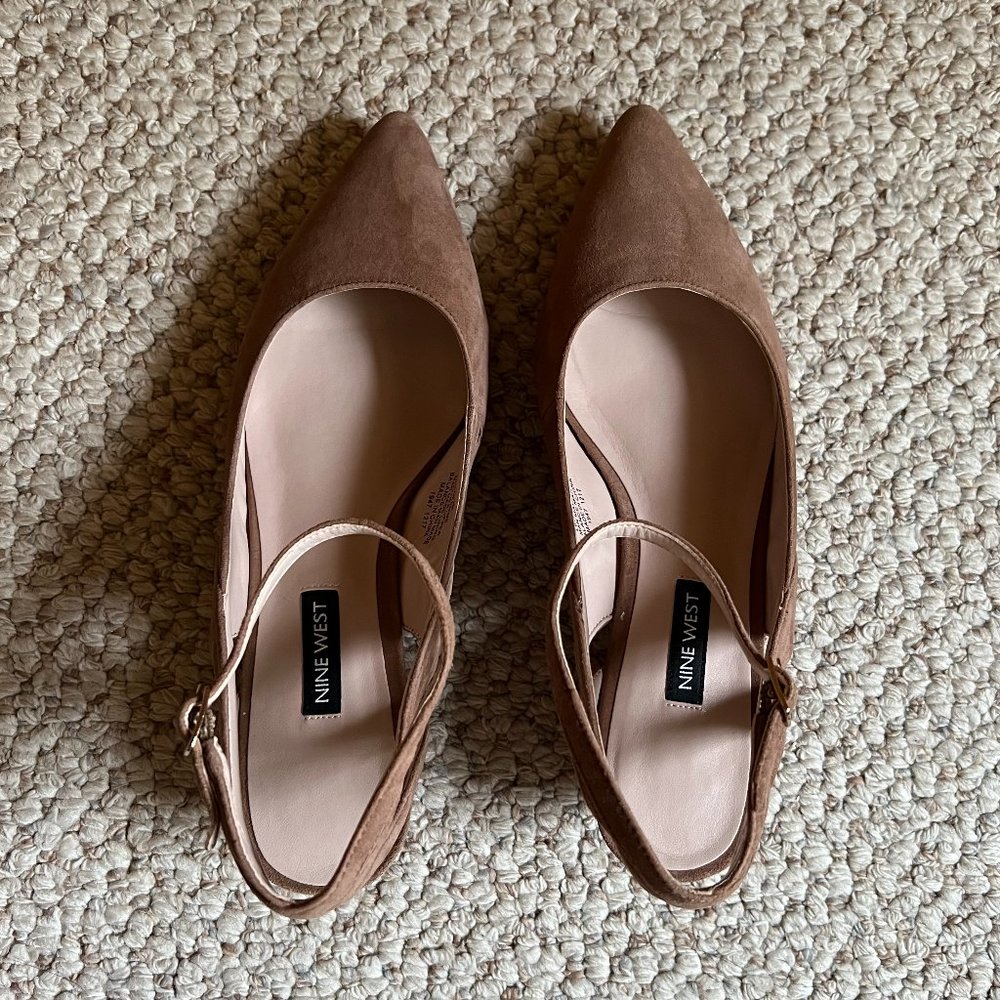 NINE WEST - Esmme Suede Wedge - Excellent Condition - Picture 4 of 13